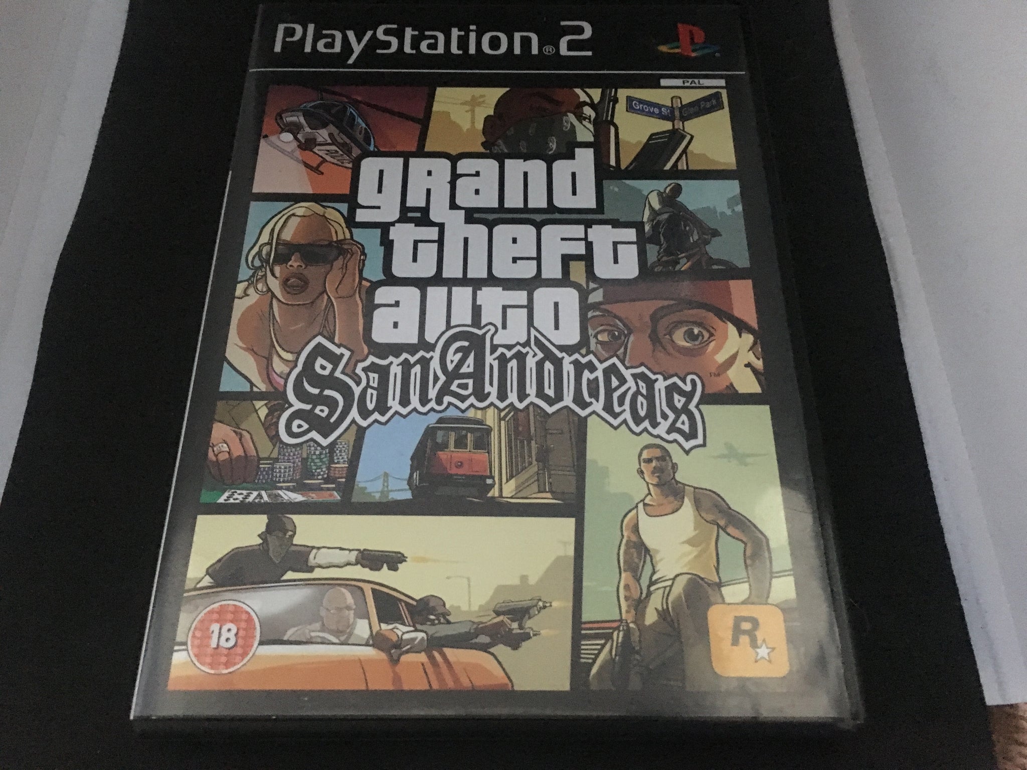 Sony Playstation PS2 - Grand Theft Auto GTA : San Andreas - PAL Sony Playstation PS2 - Grand Theft Auto GTA : San Andreas - PAL