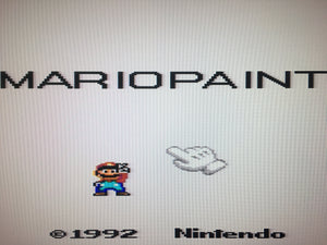 Mario Paint (w/SNES Mouse)