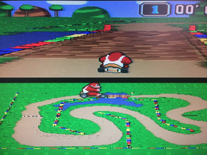 Super Mario Kart - Donut Plains w/ Donkey Kong