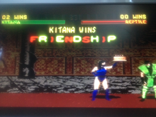 Load image into Gallery viewer, Mortal Kombat 2 - Kitana Birthday Cake FRIENDSHIP