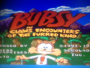 BUBSY In: Close Encounters of The Furred Kind