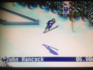 Winter Olympics '94 SEGA Mega Drive - Ski Jump