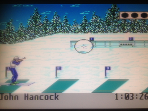Winter Olympics '94 SEGA Mega Drive - Biathlon