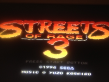 Load image into Gallery viewer, Streets of Rage 3